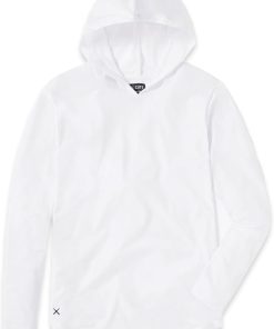 Clothing Men's Premium AO Casual Hooded Long-Sleeve Shirt | Classic Curve Hem | PYCA Pro Soft Fabric