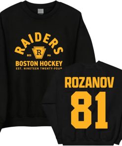 Men/Ladies Unisex Heated Rivalry Hockey Sweatshirt Shane Hollander & Ilya Rozanov Jersey Long-Sleeve Pullover for Fans