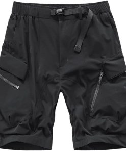 Men’s Multi-Pocket Cargo Shorts Summer Clothing Shorts for Male