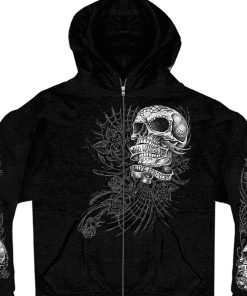 Men's Sweet Demise Zip Up Hooded Sweat Shirt