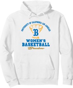 UCLA Bruins Ladies' Basketball Hype White Pullover Hoodie